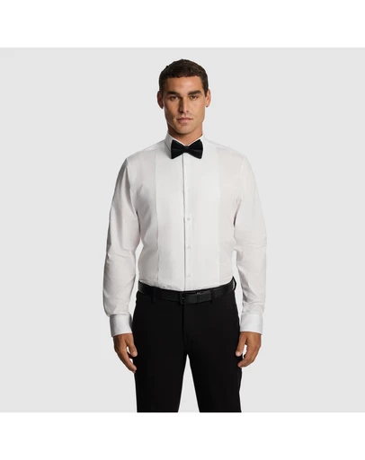 yd. - Tuxedo Slim Fit Stretch Dress Shirt