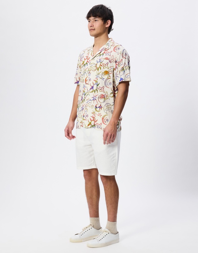 Scotch & Soda - Allover Printed Viscose Short Sleeve Shirt