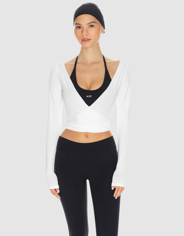 437 - The Ballet Wrap Top
