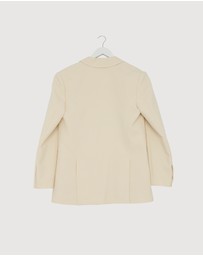 Revibe - Repaired Shona Joy Irena Oversized Tailored Blazer - AU 10