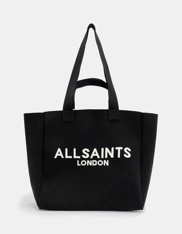 AllSaints - Izzy Large Logo Knitted Tote Bag