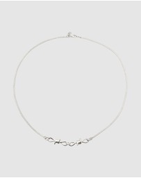 Kuzzoi - ICONIC EXCLUSIVE - Necklace Male Wire Pendant 925 Sterling Silver
