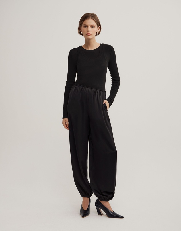 Witchery - Long Sleeve Overlay Top