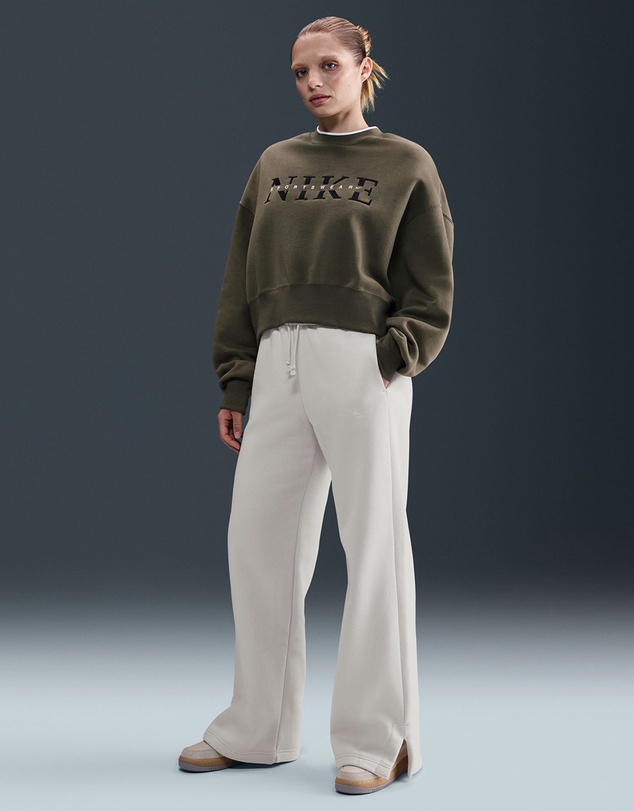 Nike - Sportswear Phoenix Fleece High-Waisted Wide-Leg Pants