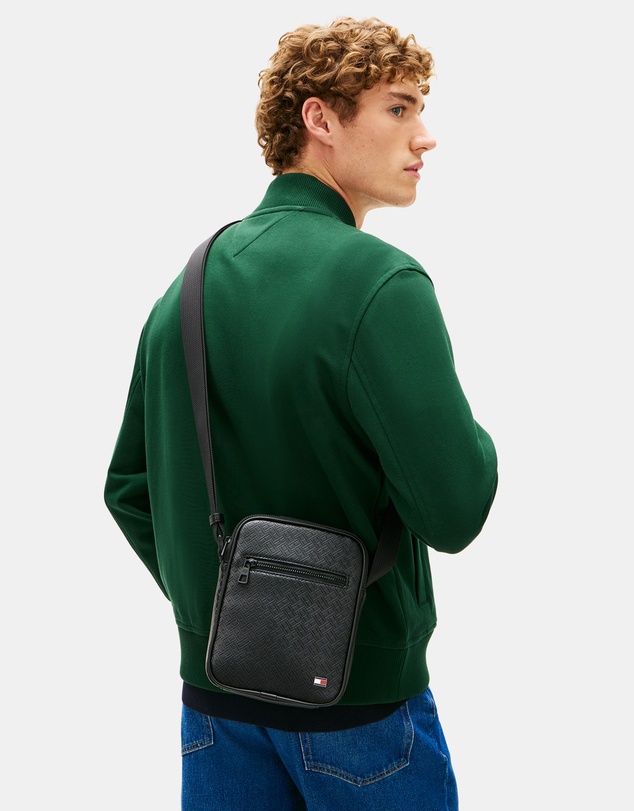 Tommy Hilfiger - Embossed Flag Mini Reporter Bag