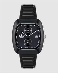 adidas Originals - Retro Wave Two Chrono 39mm Black Dial Bio-Resin Strap