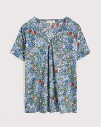 Seasalt - Seasalt Cornwall Blue Barnoon Top