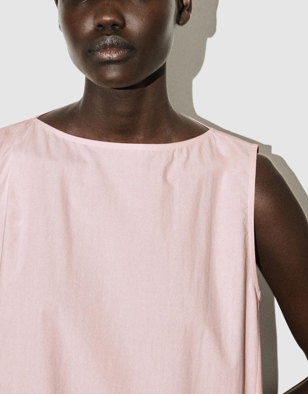 COS - Dropped-Hem Cotton Midi Dress