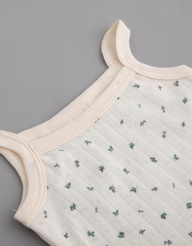 Tiny Trove - Vivi Cotton Rib Pointelle Set - Babies