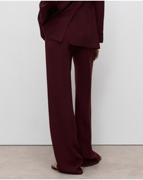M.N.G - Straight Mid-Rise Suit Trousers