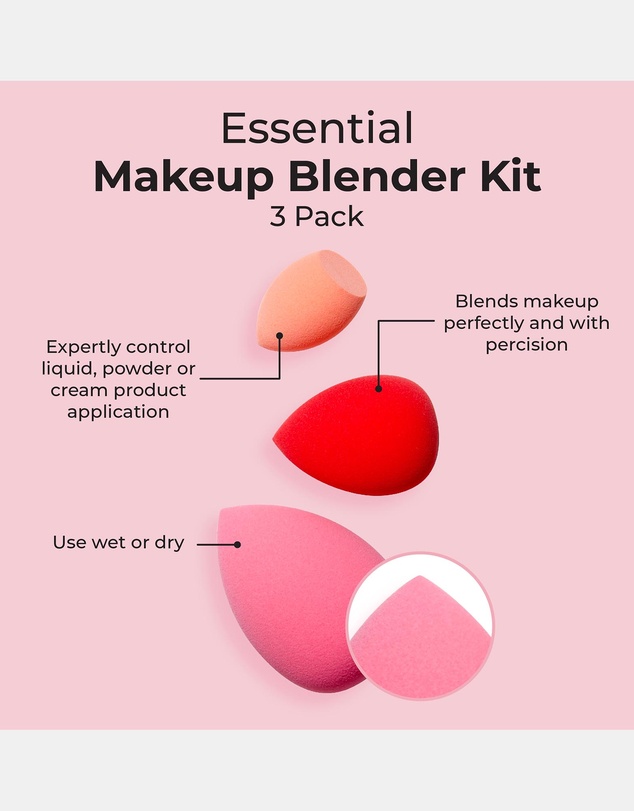 MCoBeauty - Essential Makeup Blender Sponge 3 Pack