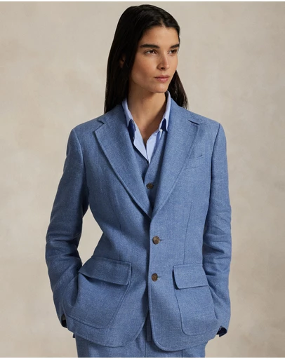 Polo Ralph Lauren - Single-Breasted Linen-Cotton Blazer - ICONIC EXCLUSIVE
