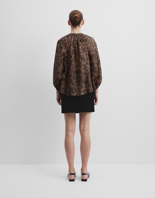 Country Road - Print Blouson Blouse