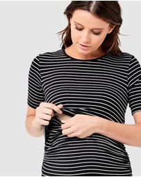 Ripe Maternity - Mia Short Sleeve Nursing Dress