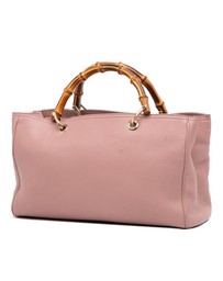 Pre-Loved by Azura Reborn - Pre-Loved Medium Calfskin Bamboo Shopper Satchel