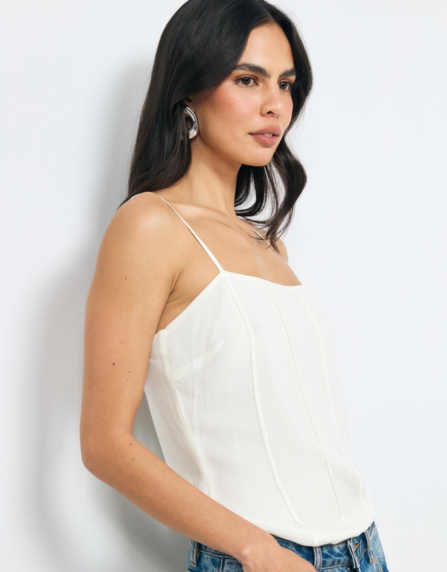 AERE - Lola Strappy Panel Cami Top
