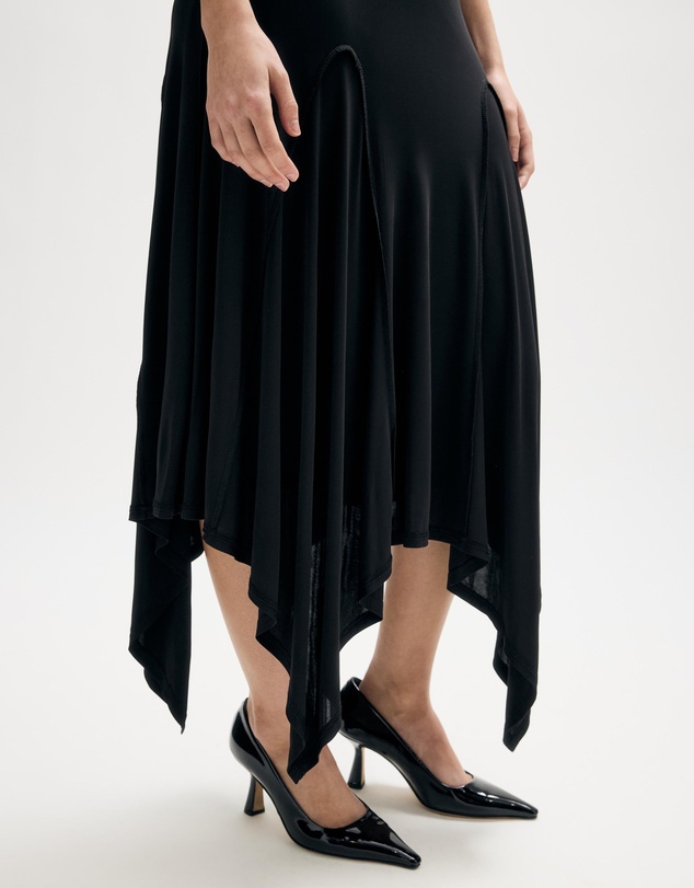 Minima Esenciales - Odal Asymmetric Jersey Skirt