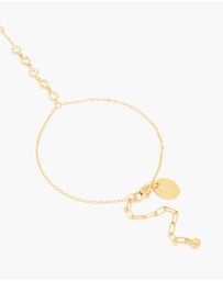 Lovisa - Waterproof Gold Plated Stainless Steel Diamante Fine Hand Chain