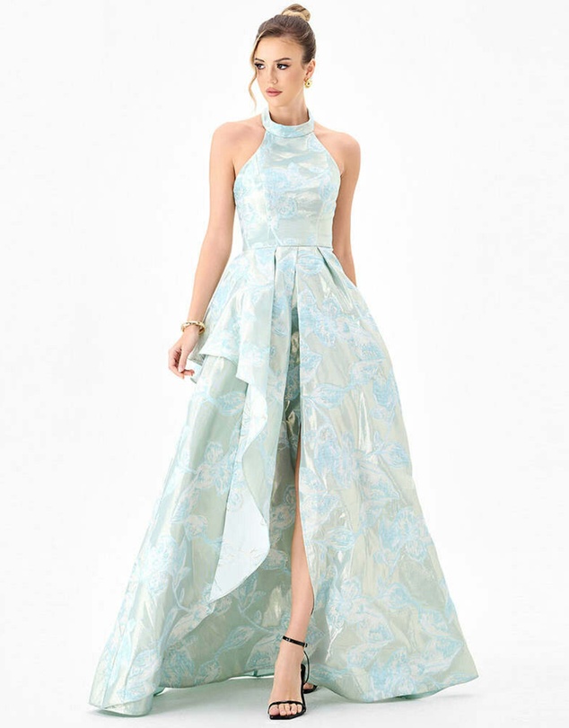 Bariano - Atila High Neck Gown