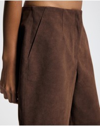 Lover - Vesper Suede Look Shorts