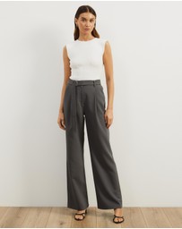 Atmos&Here - Mirae High Waisted Tailored Pant