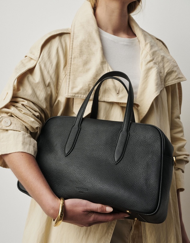 VESTIRSI - Vera Black Medium Bowler Bag