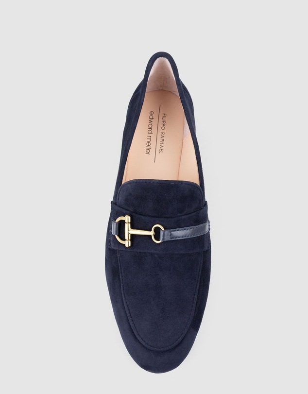 Edward Meller - FAUSTINE Loafer with Asymmetrical Trim