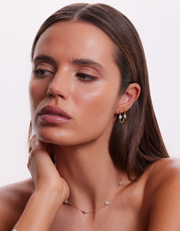 Alana Maria - Angelica Earrings - Gold
