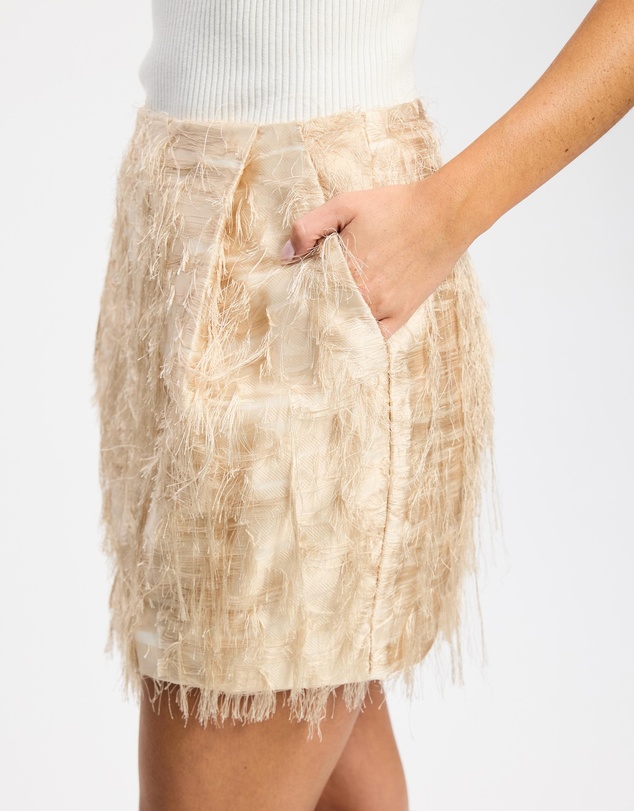 & Other Stories - Frayed Mini Skirt