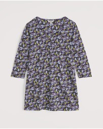 Seasalt - Seasalt Cornwall Multi Busy Lizzy 3/4 Sleeve Slub Jersey Tunic