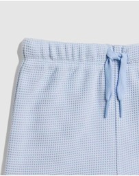 adidas Originals - Regular Waffle Shorts and T-Shirt Set - Babies-Kids