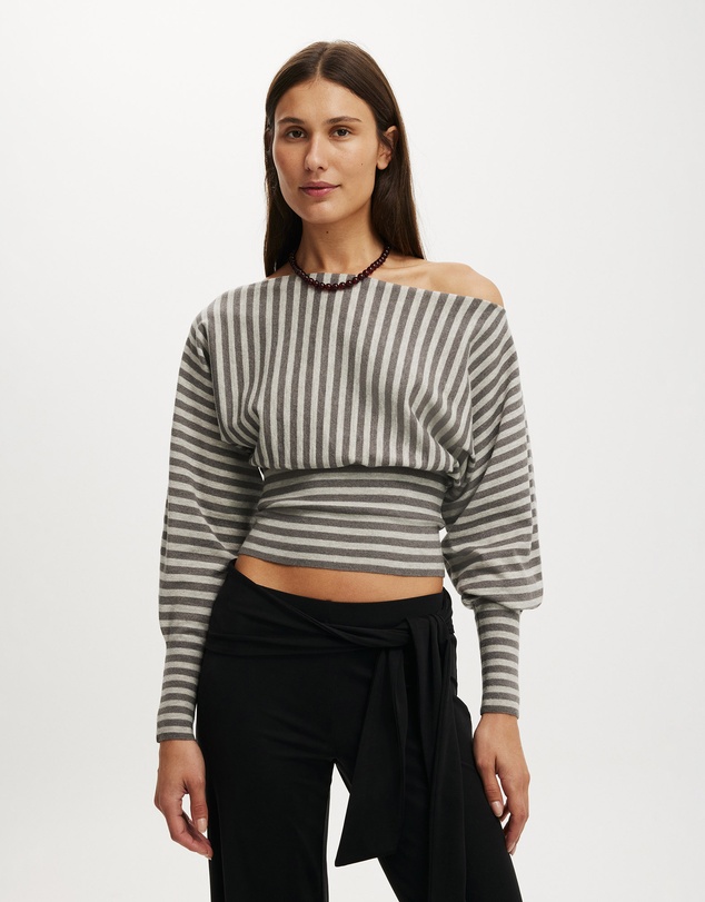 Cotton On - Everfine Ls Batwing Knit