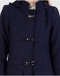 Amelius - Blaze Wool Hooded Jacket Coat