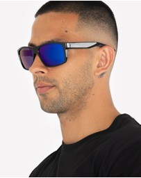 Eclectics - Christopher Black Shiny Sunglasses - Polarised