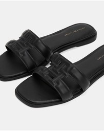 Tommy Hilfiger - Logo Strap Mules - Women's