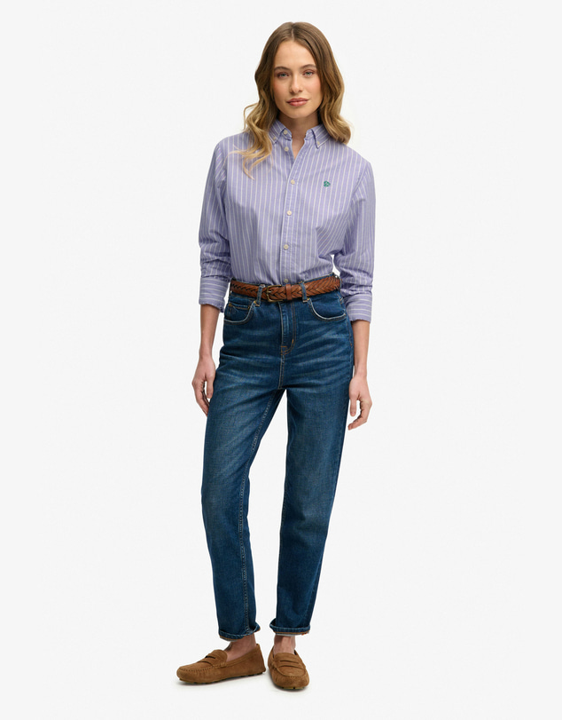 Superdry - Slim Oxford Button Down Long Sleeve Shirt