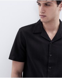 UNISON - Jacquard Regular Fit Shirt