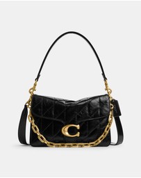 Coach - Quilted Glazed Leather Chain Tabby Shoulder Bag with Chain