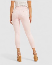 GUESS - 1981 High-Rise Cropped Skinny Jeans