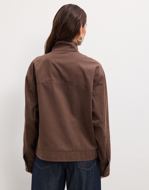 The Fated - Felicity Funnel Neck Bomber Jacket