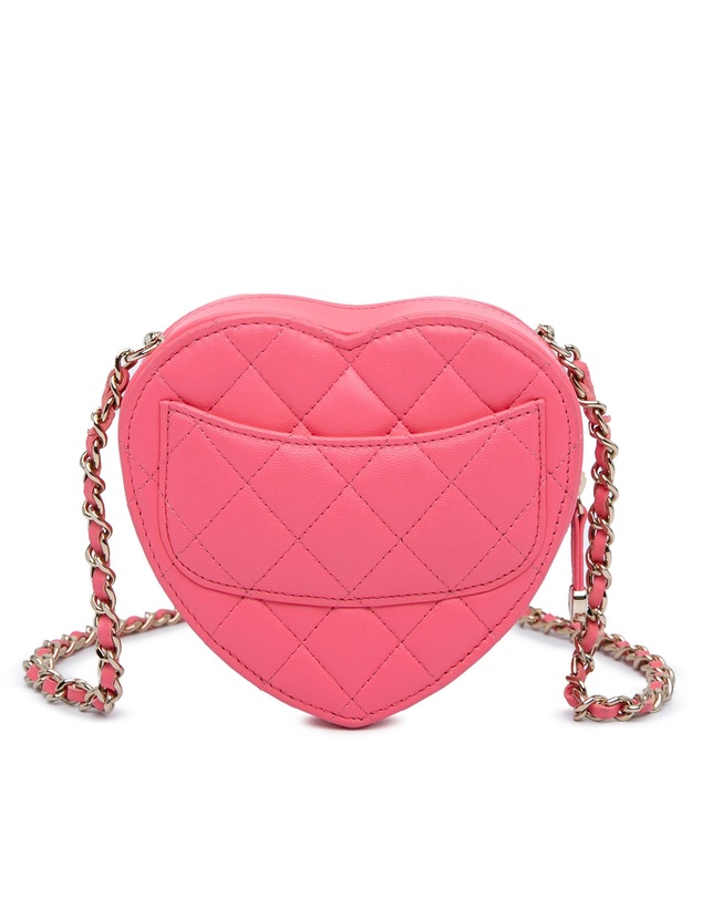 Pre-Loved by Azura Reborn - Pre-Loved Mini Lambskin CC in Love Heart Crossbody