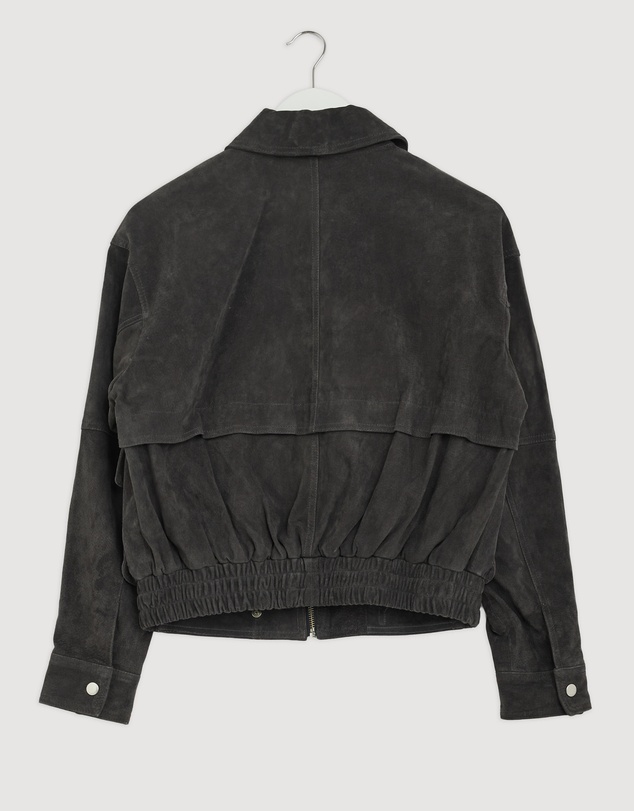 Revibe - Repaired ENA PELLY Emma Utility Suede Jacket - AU 6