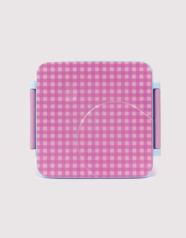 The Somewhere Co - Lilac Gingham Mini Bento Lunch Box