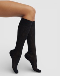 High Heel Jungle - Everything’s Fine Semi-Sheer Rib Knee Socks