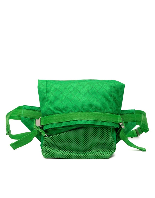 Pre-Loved by Azura Reborn - Pre-Loved Nylon and Mesh Intrecciato Belt Bag