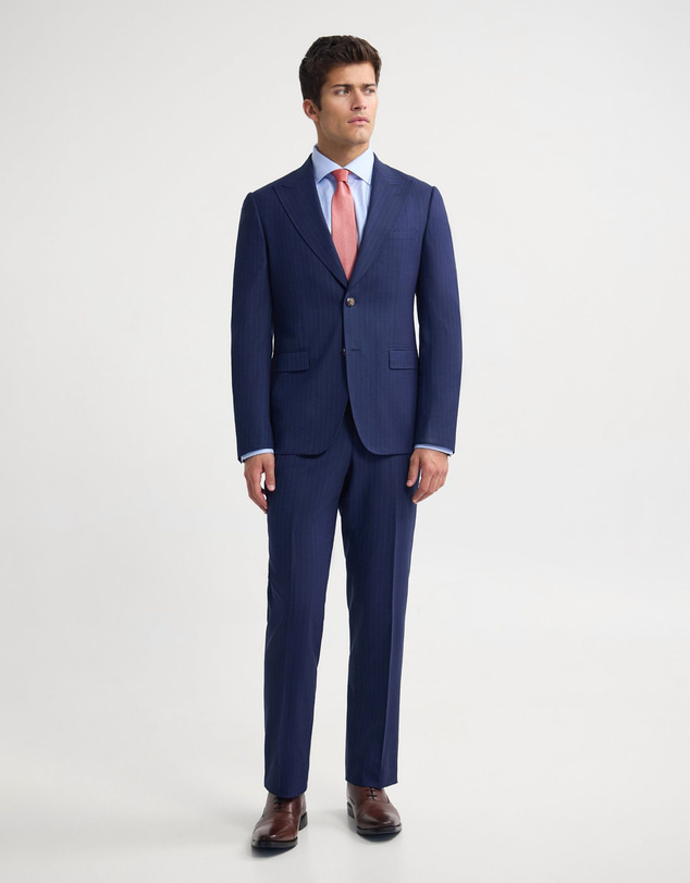 Oxford - Byron Wool Stripe Suit Jacket