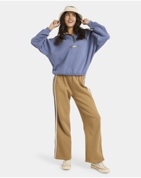 Billabong - Womens Wave Break Half Zip Fleece Hoodie