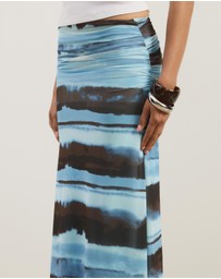 Atmos&Here - Thea Mesh Midi Skirt