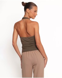 Petal & Pup - Boston Halter Top - Khaki