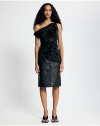 Lover - Brooke Burnout Asymmetrical Top